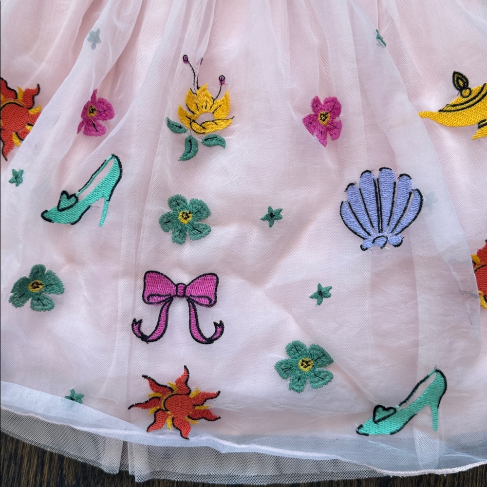 Hanna Andersson Disney Princess Long Sleeve Tulle Dress - Picture 4 of 8